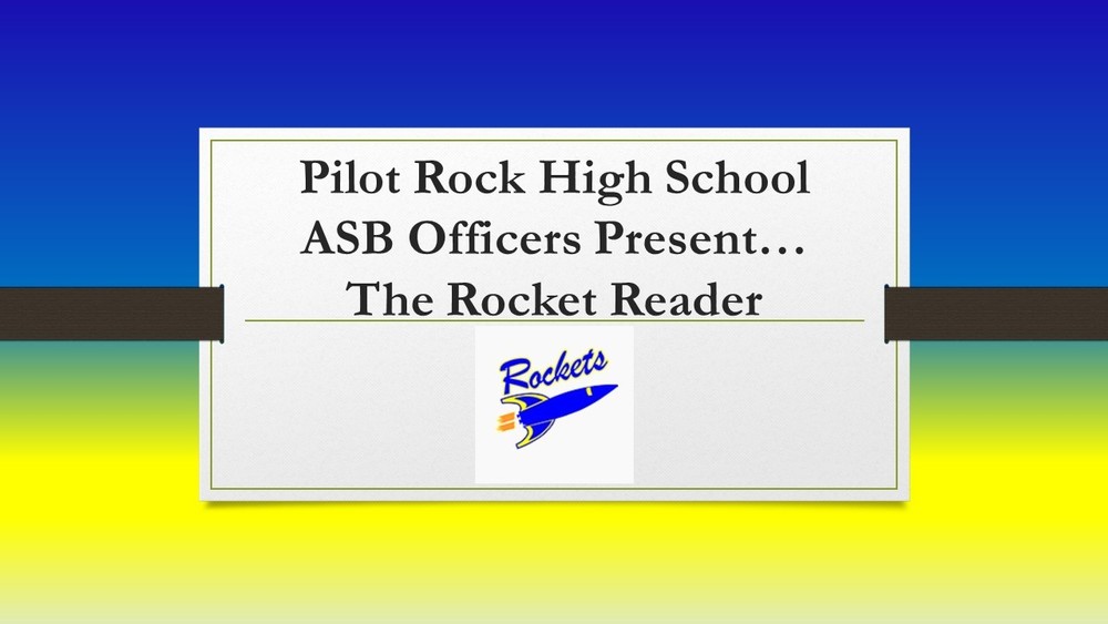 ASB Officers Present the Rocket Reader